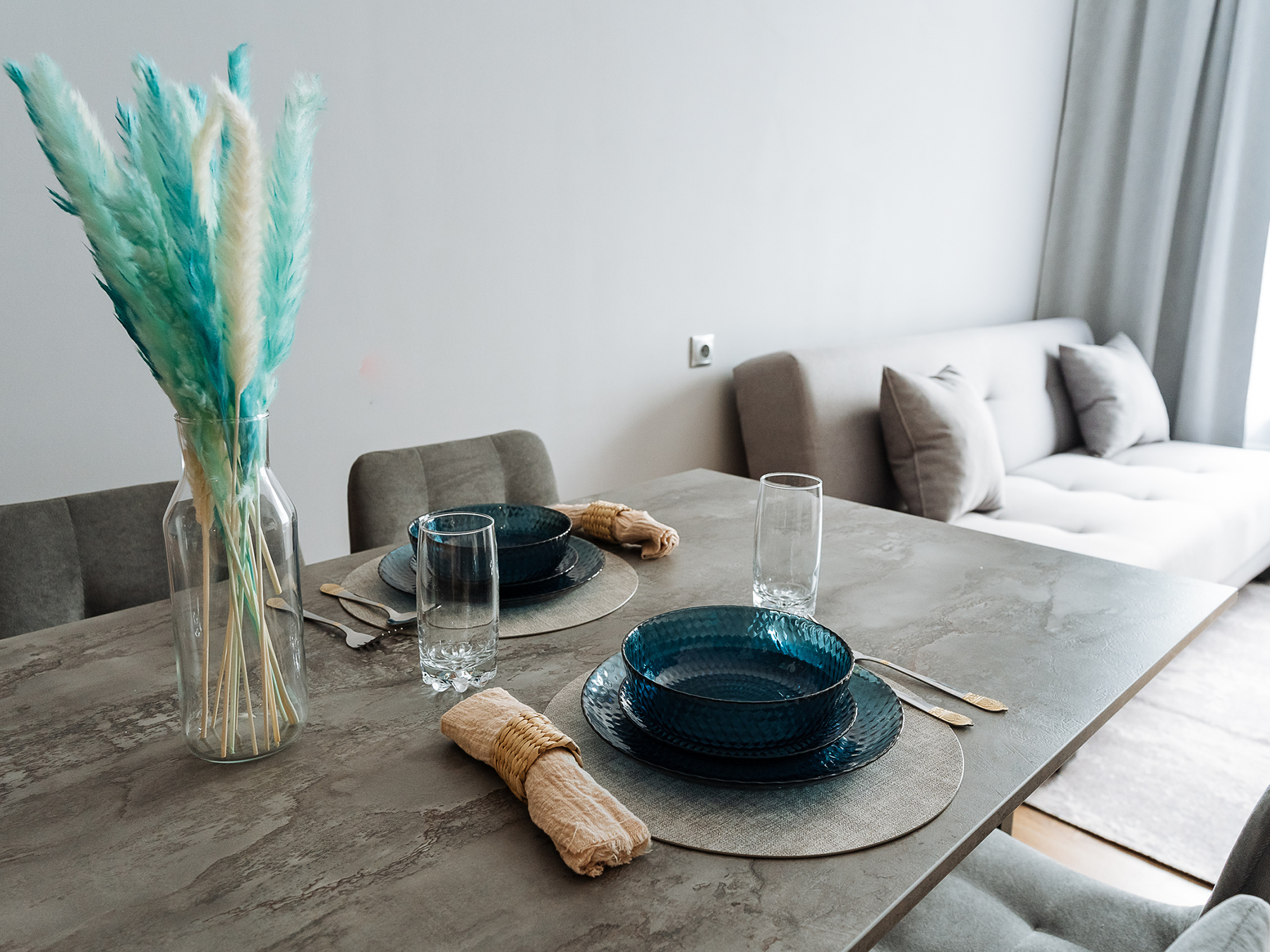 Logement contemporain préparé entre deux séjours